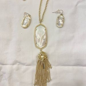 Necklace and earrings set
